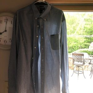 Men’s chaps plaid button down